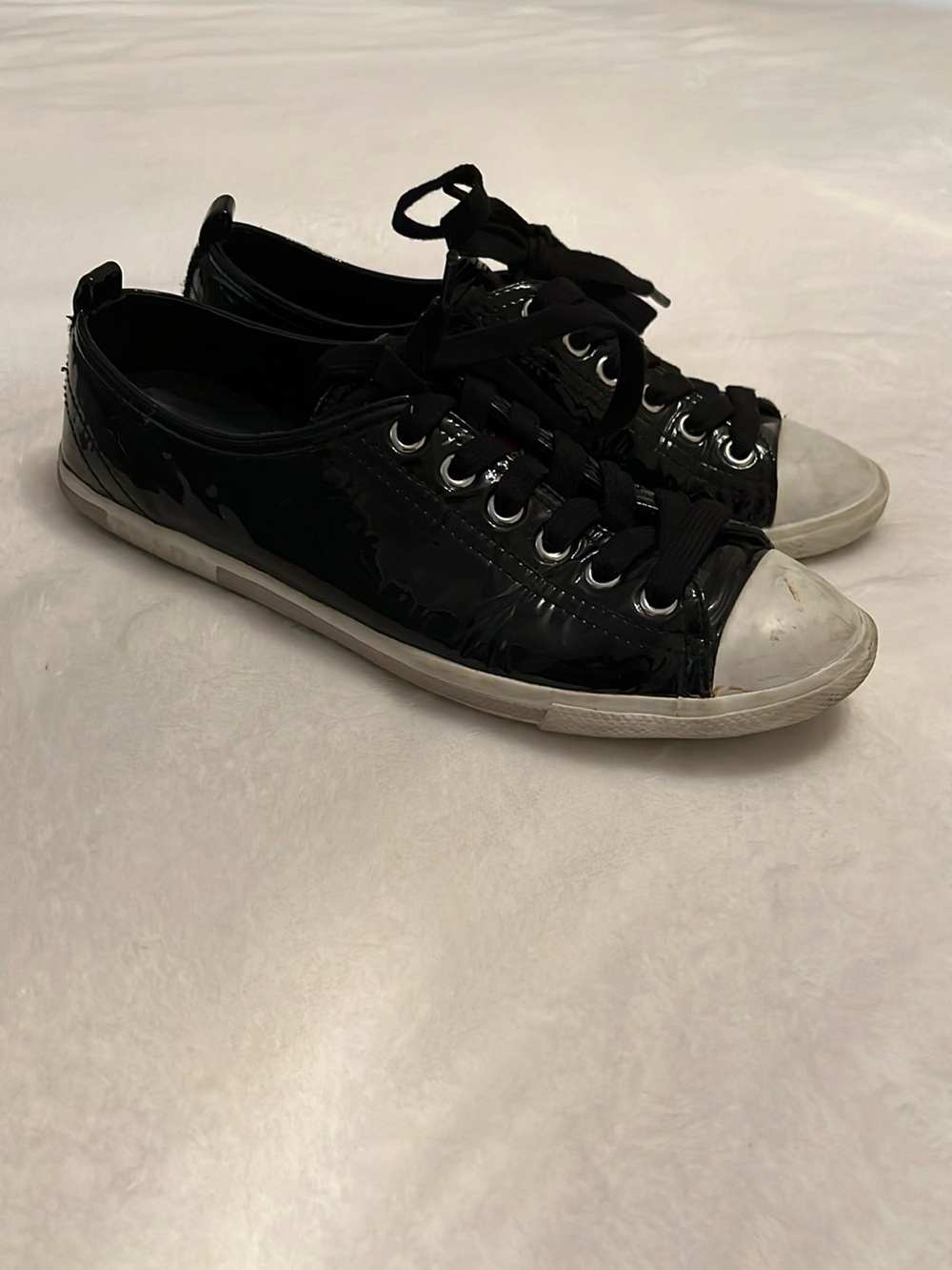 Prada Black Sneakers 36.5 (6.5)